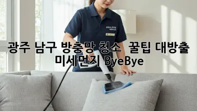 광주 남구 방충망 청소 ✨ 꿀팁 대방출! #미세먼지 ByeBye
